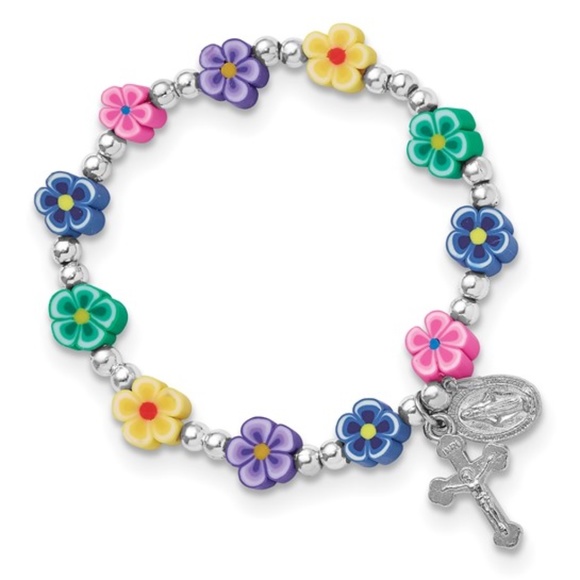 Jewelry - Rosary Bracelet Miraculous Medal and Crucifix